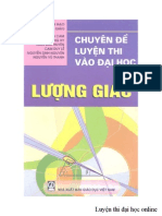 Chuyen de Luyen Thi Vao Dai Hoc Mon Luong Giac PDF