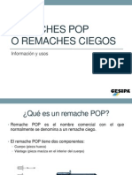 Remaches POP o Remaches Ciegos, Información y Usos PDF