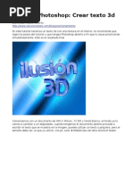 Download TutorialPhotoshopTexto3dbyWalterAlvarezSN24394710 doc pdf