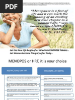 Breast Cancer Risk and HRT Infographic | PDF