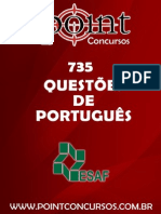 735 - Questões de Português - ESAF PDF