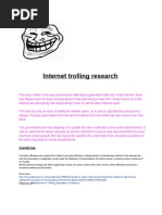 Internet Trolling Story