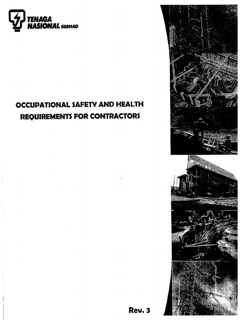 TNB Occupational Safety Guidelines for Contractors | PDF | Technology ...