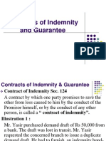 13, Contracts of Indemnity and Guarantee