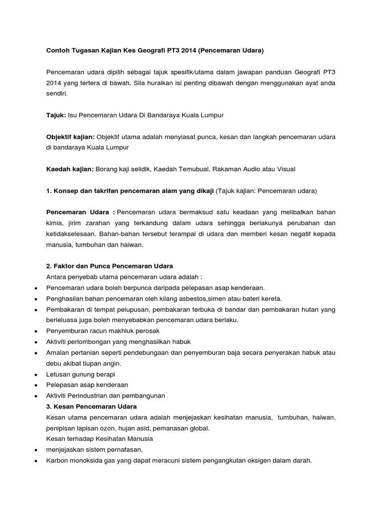 Contoh Pt 3 Geografi Pdf
