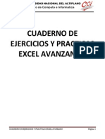 Cuaderno de Ejercicios y Practicas Excel Avanzando - Cci PDF