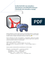 Crear PDF Desde PHP Haciendo Una Consulta A MySQL