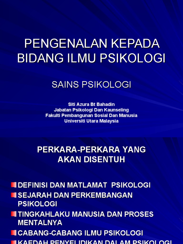 1-pengenalan kpd bidang ilmu psikologi