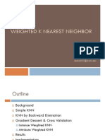 K Nearest Neighbor Algorithm PDF