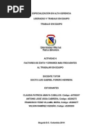 TRABAJO 6 FACTORES DE EXITO Y LOS ERROR MAS FRECUENTES QUE SE PRESENTAN CUANDO SE TRABAJA EN EQUIPO.docx