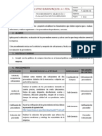 P-GCOM-03 Procedimiento de Seleccion y Evaluacion de Proveedores.docx