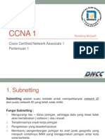 CCNA 1 Pertemuan 1 ( Pengenalan Cisco Packet Tracer )