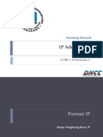 CCNA 1 Pertemuan 2 (IP Addressing)