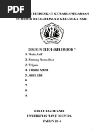 Download Otonomi Daerah Dalam Kerangka Negara Kesatuan Republik Indonesia1 by ariwafa SN244001558 doc pdf