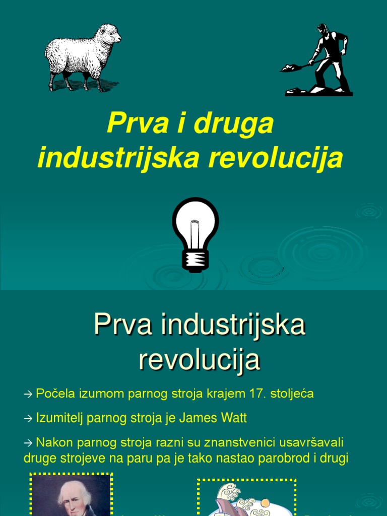 Prva i druga industrijska revolucija