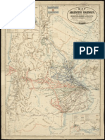 Mapa Ferrocarriles Argentina 1899