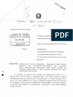 Circolare Ministero dell'Interno Dip. P.S., n.300.a/5721/14/101/20/21/4 del 01/08/2014 - NUOVE PROCEDURE PER L'APPLICAZIONE DELLA MISURA CAUTELARE DEL SEQUESTRO AMMINISTRATIVO E DELLA SANZIONE ACCESSORIA DEL FERMO AMMINISTRATIVO DEL VEICOLO - 