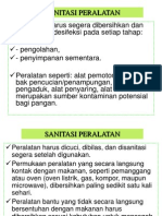 Sanitasi Peralatan