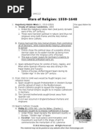 Timeline of The 30 Year War | PDF | Early Modern Period | European Wars ...