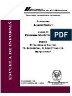 Unidad III - Estructuras de Control - Parte I - Estructura Secuencial PDF