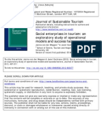 Von Der Weppen & Cochrane - Social Enterprises in Tourism - An Exploratory Study of Operational Models SND Success Factors PDF