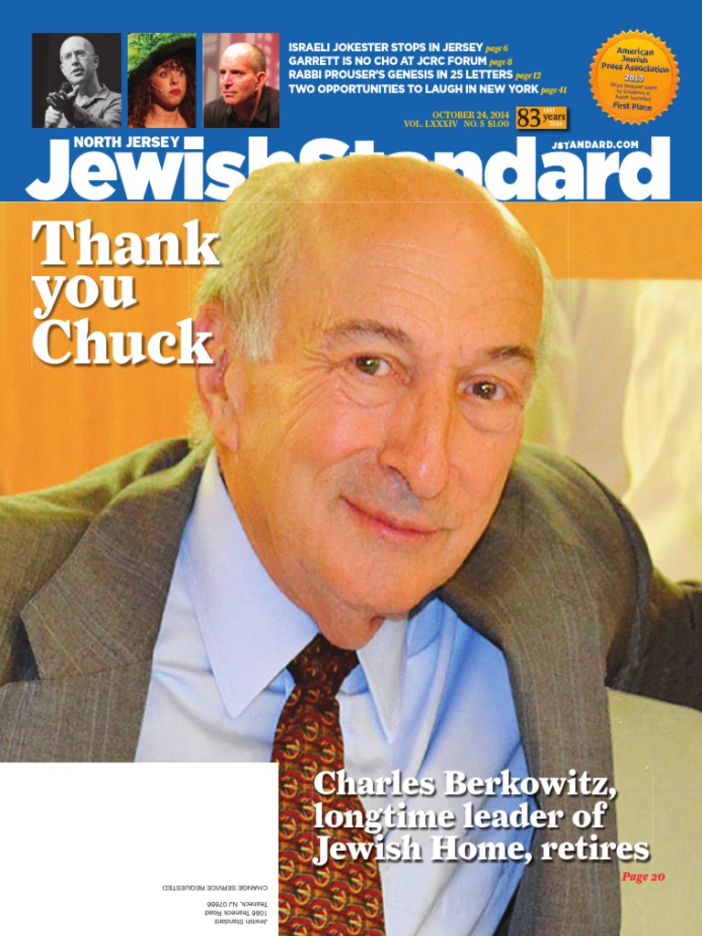 North Jersey Jewish Standard, 10/24/14 PDF Hamas Israel