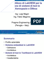 Esempi Di Utilizzo Di LabVIEW Per La Realizzazione Di Sistemi Di Test in Ambito Aerospazio e Difesa