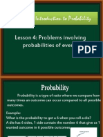 examples and discussions of probabilities of events