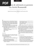 Intervencion de Enfermeria Artritis PDF