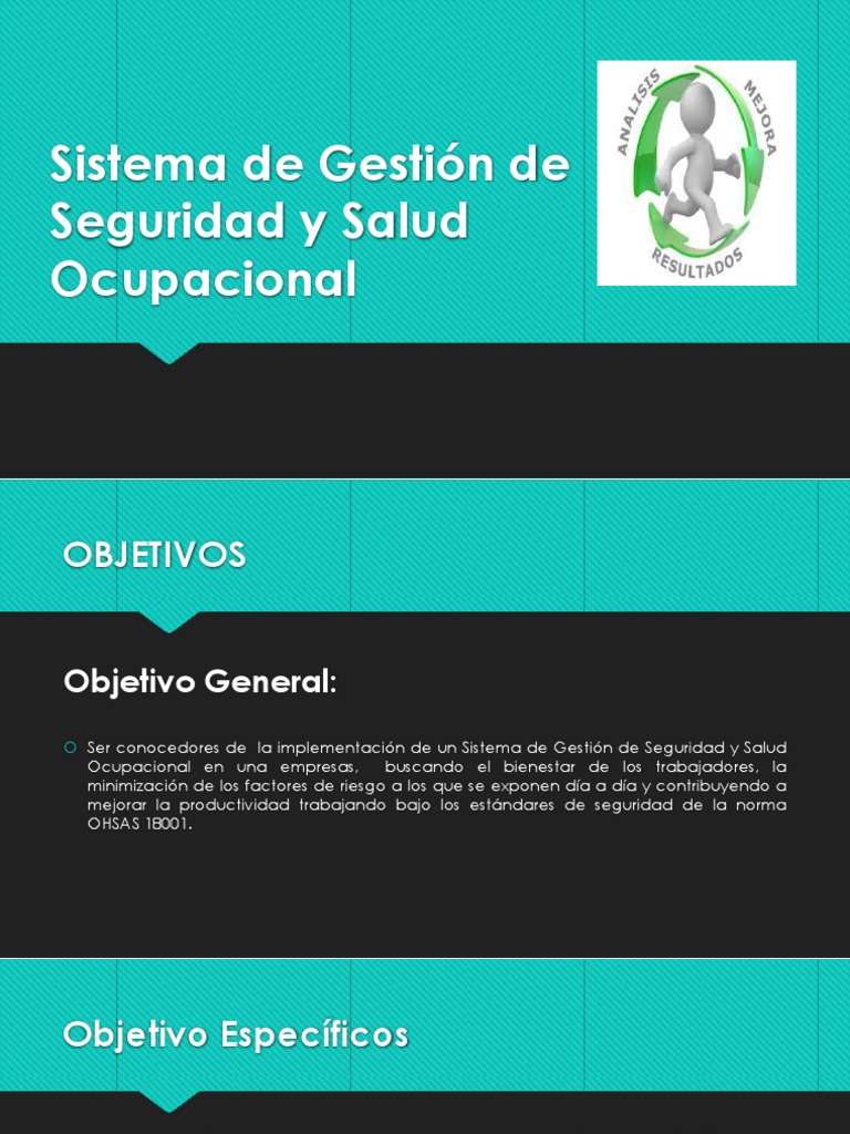 Sistema de Gestión de Seguridad y Salud Ocupacional | PDF | Seguridad y ...