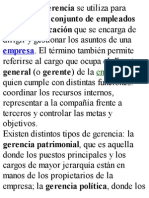 La Palabra Gerencia - Uso PDF