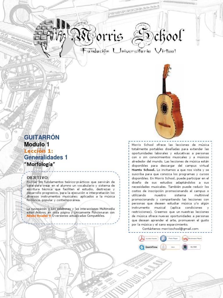 Guitarron 010 PDF PDF Instrumentos musicales Cordófonos