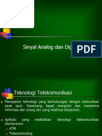 Analog dan Digital Sinyal Telekomunikasi