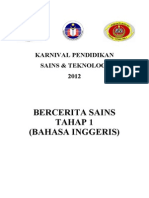 Pertandingan Bercerita Sains