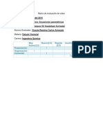 Matriz de Evaluación de Video 2 PDF