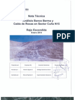 CG MEL-2014-02 - Evaluación Caída de Rocas Sector Cuña N15 PDF