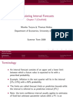 Interval Forecasts