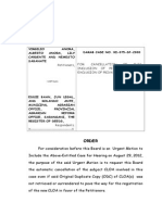 Petitioners, For: Cancellation of Cloa, Inclusion of Petitioners and Exclusion of Private Respondents