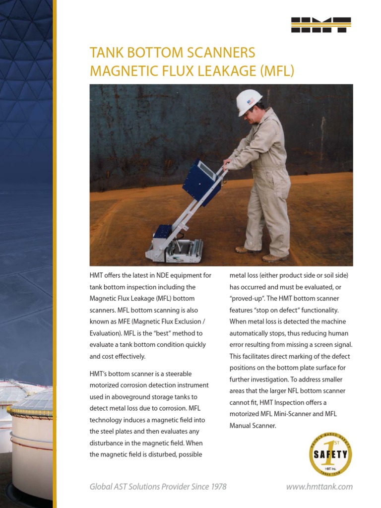 MFL Tank Floor Scanning Solutions | PDF | Image Scanner | Industries