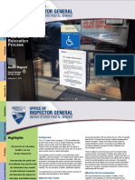 U.S. Postal Service Office of Inspector General Post Office Relocation Process Audit Report | September 2014