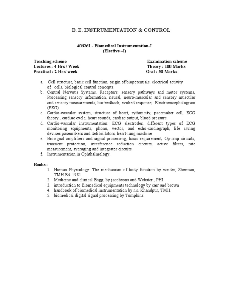 Be Instrumentation and Control | PDF | Control Theory | Reliability ...