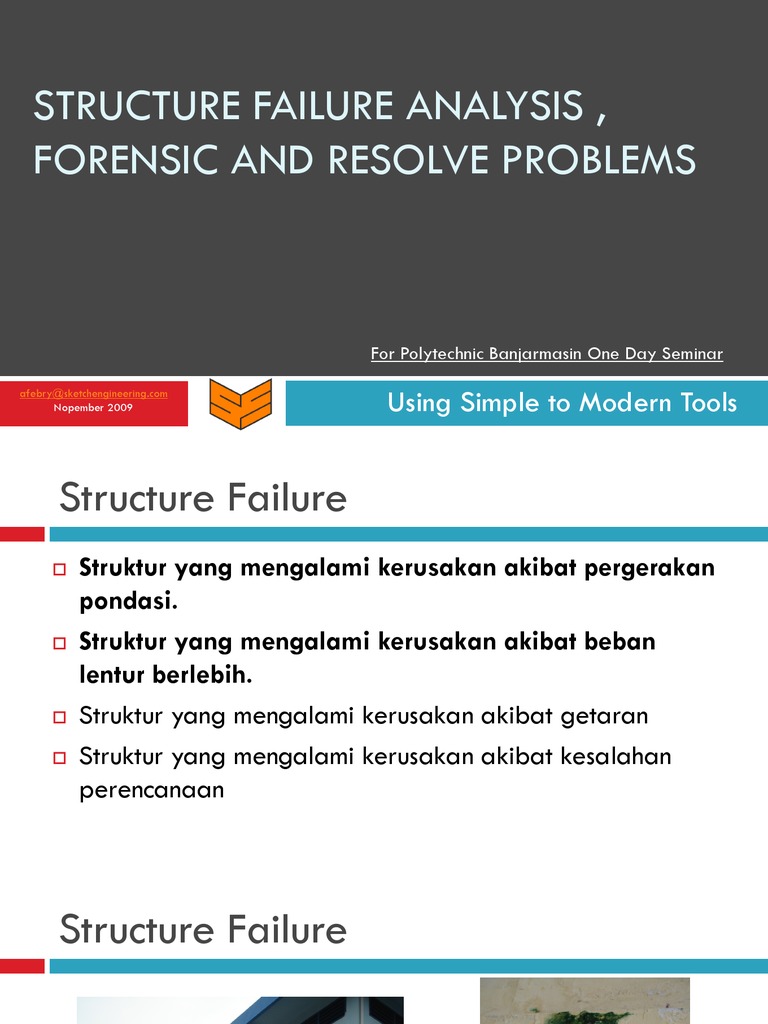 structure failure analysis and forensic