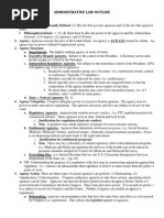 Download Administrative Law Outline by kadles1989 SN244045756 doc pdf