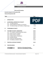 Equity - Principles, Practice and Procedure - Lindsay SC