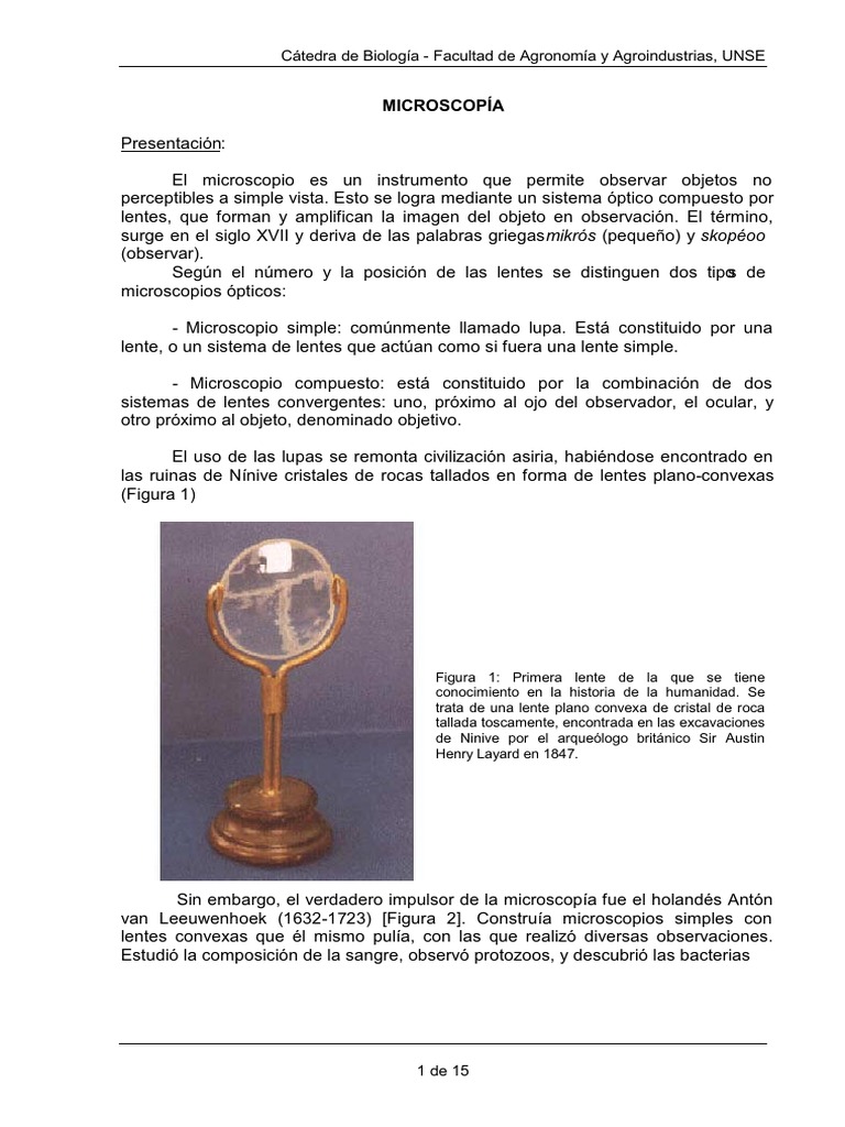 Microsc PDF | PDF | Microscopio | Microscopio de transmisión por electrones