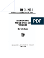 Unconventional Warfare Devices & Techniques - References - TM - 31-200-1