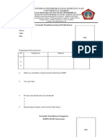Formulir Pendaftaran Pengurus HMPS PGSD Mercusuar 2015