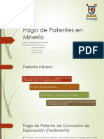 Pago de Patentes en Minería