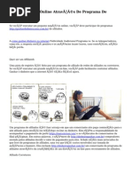 Ganhe Dinheiro Online Através De Programa De Afiliados Livre