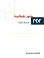 Cours Qualite Logiciel Master PDF